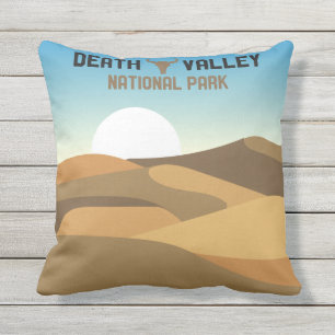 Retro Death Valley Nationalpark California Wüste Kissen