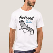 Retro-Deckstuhl Ruhestand Männer T-Shirt 1a (Vorderseite)