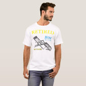 Retro-Deckstuhl Ruhestand Männer T-Shirt 2 (Vorne ganz)