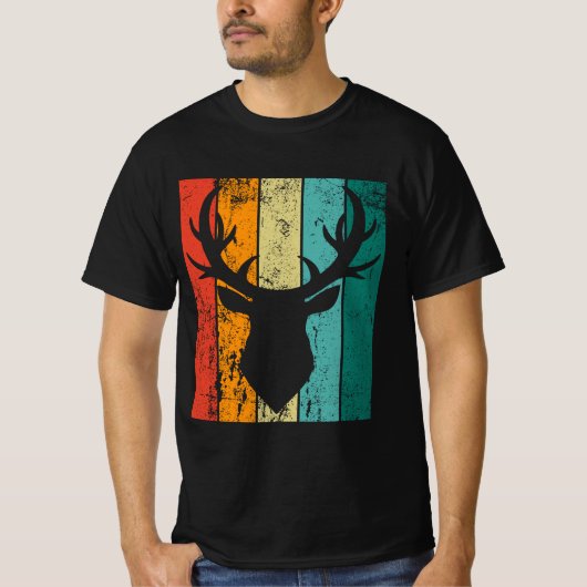 Retro Deer T-Shirt (Vorderseite)
