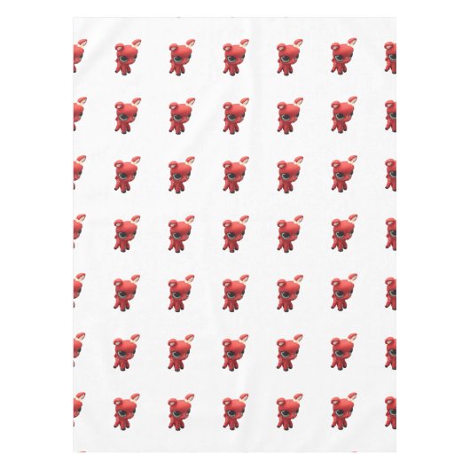 Retro Deer Tablecloth Tischdecke (Vorderseite)