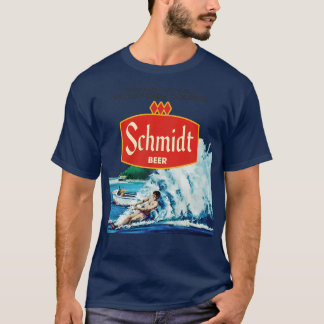 Retro Defunkt Schmidt Beer Waterskiing T-Shirt