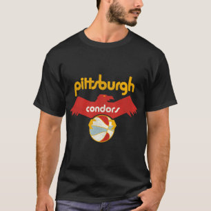 Retro Defunktional Pittsburgh Condors ABA Basketba T-Shirt
