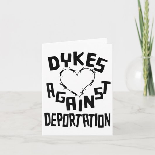 Retro-Deiche gegen Deportationslustigkeit Karte (Vorderseite)