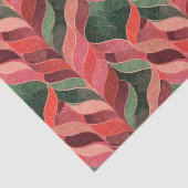 Retro dekorativer 70er 60er Stil Seidenpapier (Detail)