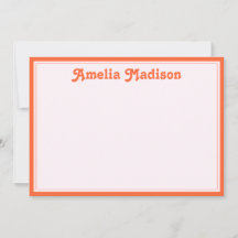 Retro-Dekorativer minimalistischer Pink-Orange-Sti