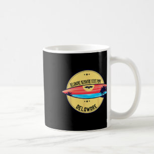 Retro Delaware Delaware Seashore State Park Strand Kaffeetasse