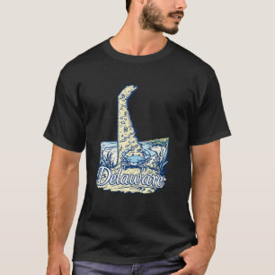 Retro Delaware Heimatstaat DE Natur Sonnenuntergan T-Shirt