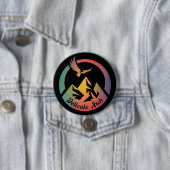 Retro Delicate Arch Wanderung Sonnenuntergang Button (Beispiel)