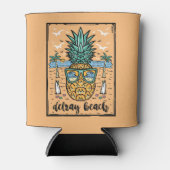 Retro Delray Beach Florida Dosenkühler (Vorderseite)