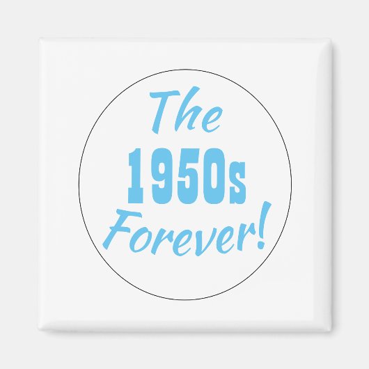 Retro der 1950er Jahre Magnet (Vorne)