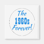 Retro der 1960er Jahre Magnet (Vorne)