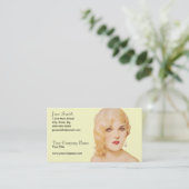 Retro der 30er visitenkarte (Stehend Vorderseite)