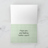 Retro der 40er Jahre wird gut Karte (Innenseite)