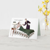 Retro der 40er Jahre wird gut Karte (Gelbe Blume)