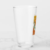 Retro der 70er Jahre Lächelnde Daisy-Blume Glas (Rechts)