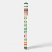 Retro der Blume Streifen (L) Case-Mate iPhone Hülle (Rückseite / Rechts)