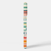 Retro der Blume Streifen (Q) Case-Mate iPhone Hülle (Rückseite / Rechts)