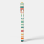 Retro der Blume Streifen (R) Case-Mate iPhone Hülle (Rückseite / Links)