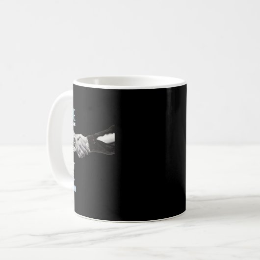 Retro der Ersatzband-Rock-Geschenk für Lüfter Kaffeetasse (Vorderseite Links)