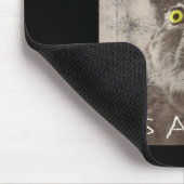 Retro, der Fick ist Alice Funny Rabbit Mousepad (Ecke)