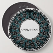 Retro der griechischen Festplatte Button (Vorne & Hinten)