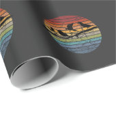 Retro der Vogelbeobachtung Geschenkpapier (Rolleneckpunkt)