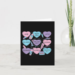 Retro Dermatology Valentine's Day Heart Candy Derm Karte
