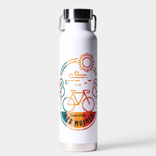 Retro Des Moines Bike Trail. Trinkflasche