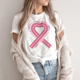 Retro des rosa Ribbon Brustkrebs T-Shirt