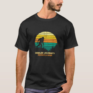 Retro DeSales University Pennsylvania Big foot Sou T-Shirt