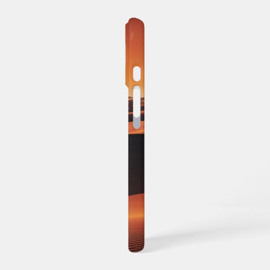 Retro Desert Dunes iPhone 16 Hülle (Linke Seite)