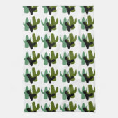 Retro Desert Saguaro Cactus Kitchen Towel Geschirrtuch (Vertikal)