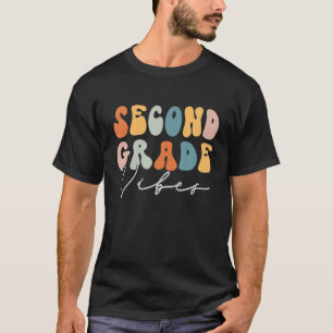 Retro Design 2D Grade Vibes Zurück zu Schulschmerz T-Shirt