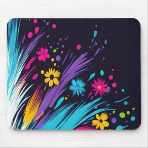 Retro-Design auf einem dicken Computermauspad aus  Mousepad