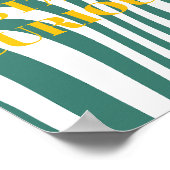 Retro-Design, Bleib Neugierig Poster (Ecke)