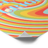 Retro-Design, Bleib Neugierig Poster  (Ecke)