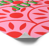 Retro-Design, Choose Joy Poster (Ecke)