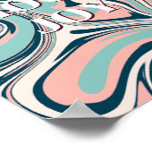 Retro-Design, Choose Joy Poster (Ecke)