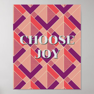 Retro-Design, Choose Joy Poster