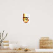 Retro-Design, Choose Joy Poster (Küche)