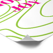 Retro-Design, Choose Joy Poster (Ecke)