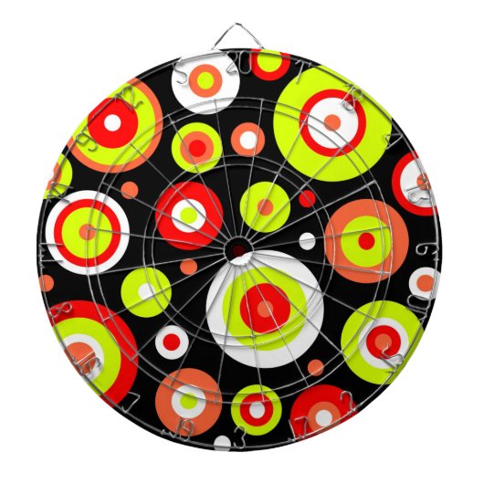 Retro-Design Dartscheibe (vorne)