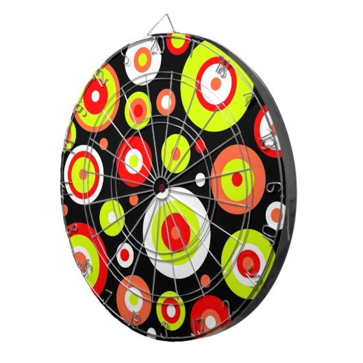 Retro-Design Dartscheibe (Vorderseite rechts)