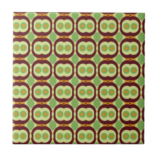 Retro-Design der 1970er Jahre mit kleinen Kreisen Fliese