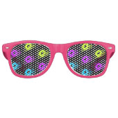 Retro-Design der 80er Jahre - Audio-Kassetten Partybrille (Vorderseite)