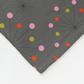 Retro-Design der atomaren Sternexplosion Fleecedecke (Ecke)