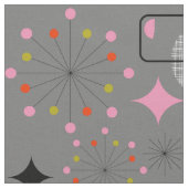 Retro-Design der atomaren Sternexplosion Stoff (Nahaufnahme)