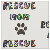 Retro-Design der Rescue-Mama Stoff (Nahaufnahme)