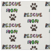 Retro-Design der Rescue-Mama Stoff (Muster)
